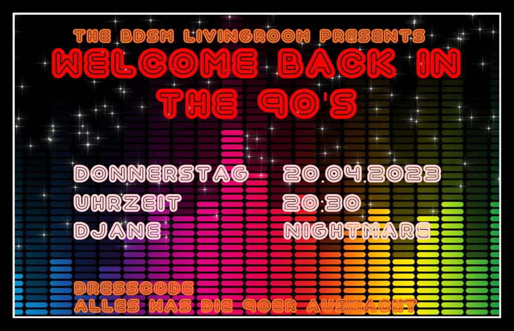 90er Party im BDSM Livingroom!