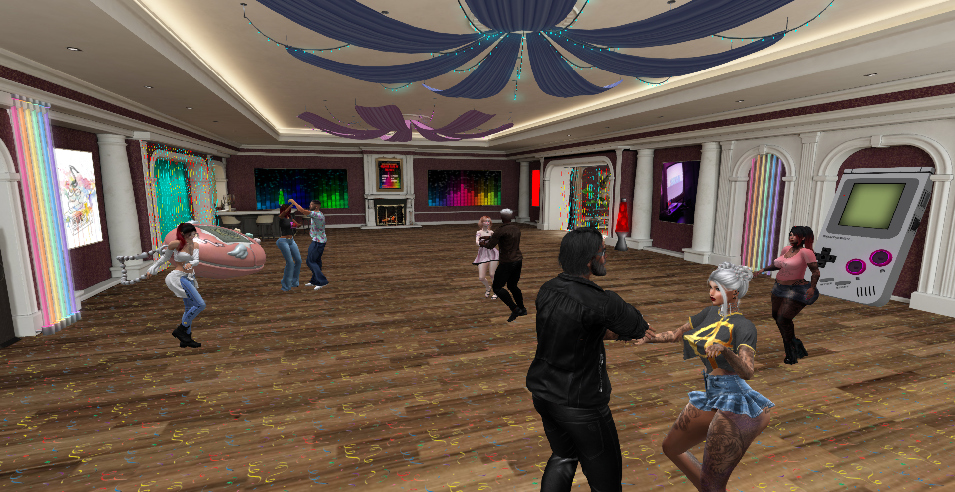 90er Party im BDSM Livingroom
