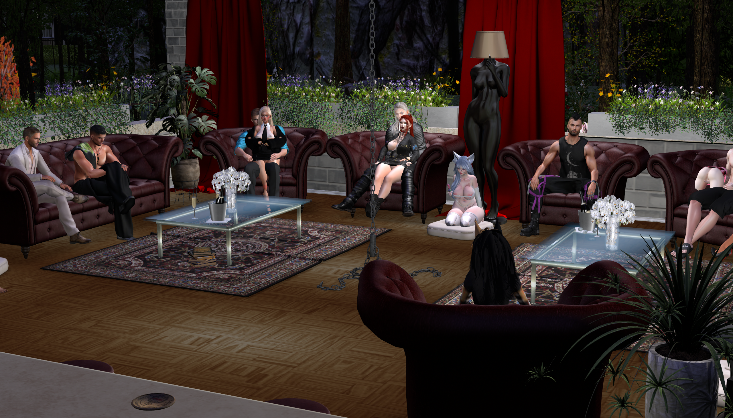 1. Stammtisch in der Red Lounge