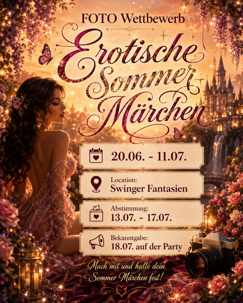 📸 Fotowettbewerb „Sommer Märchen“ auf Swinger Fantasien 🌞✨