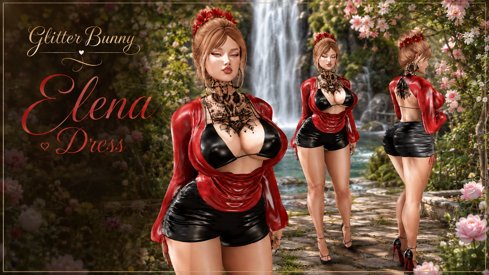 Glitter Bunny Elena Dress – glänzender Style mit vielen Möglichkeiten