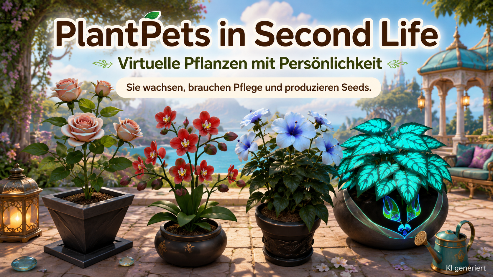PlantPets in Second Life: Pflege, Zucht, Seeds & seltene Pflanzen einfach erklärt