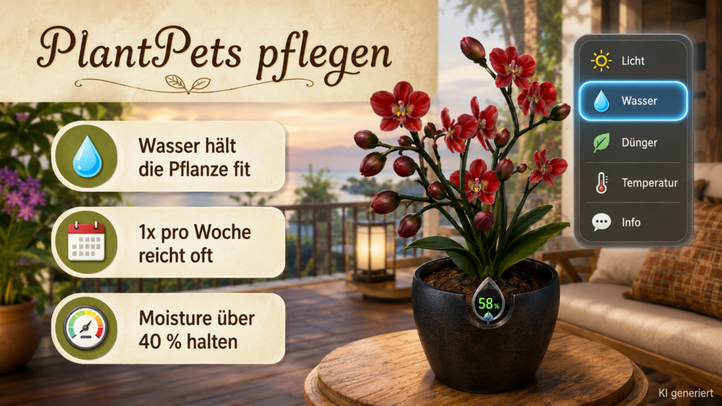 Blumen pflegen