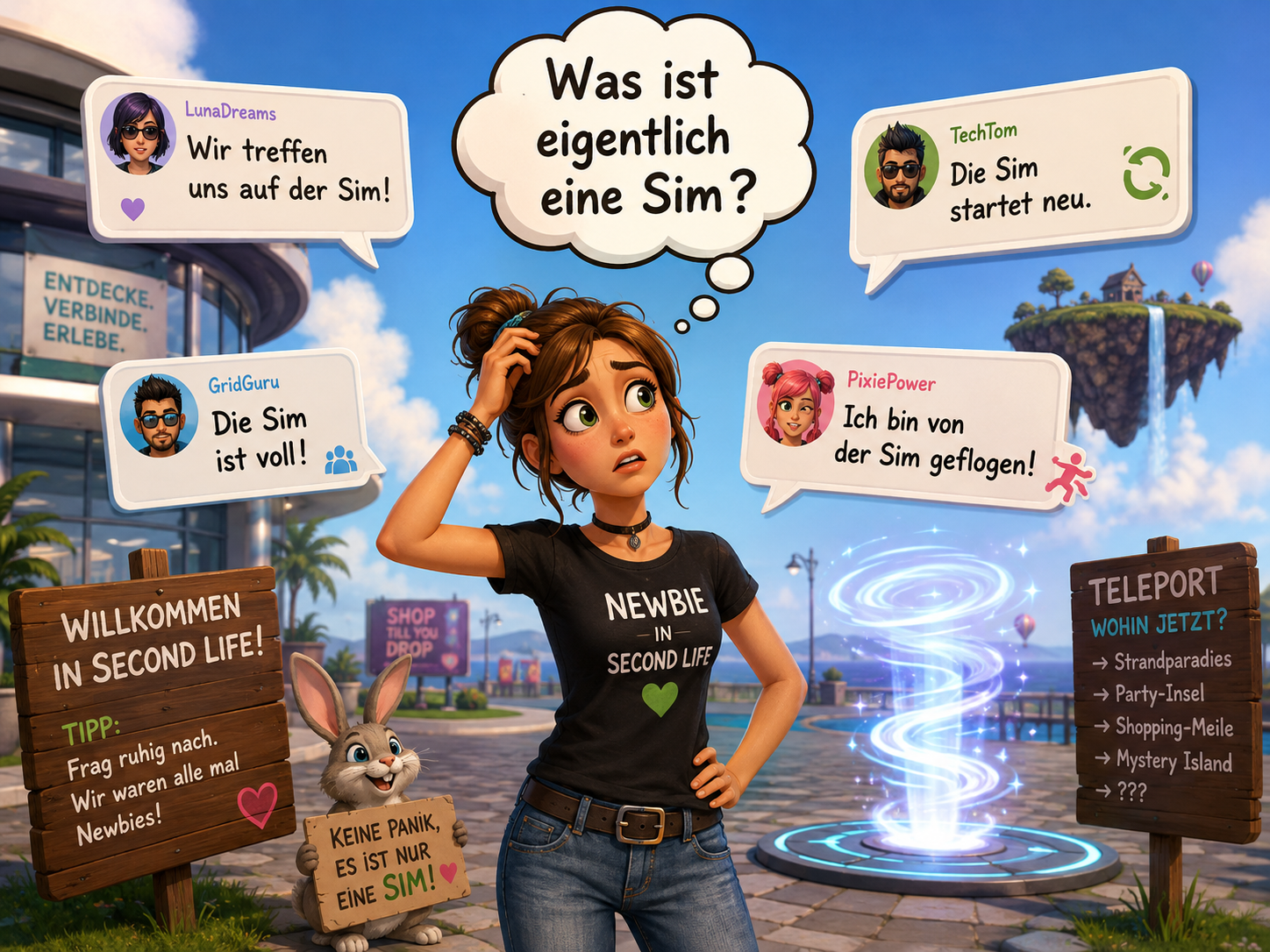 Second Life für Anfänger: Was ist eigentlich eine Sim?