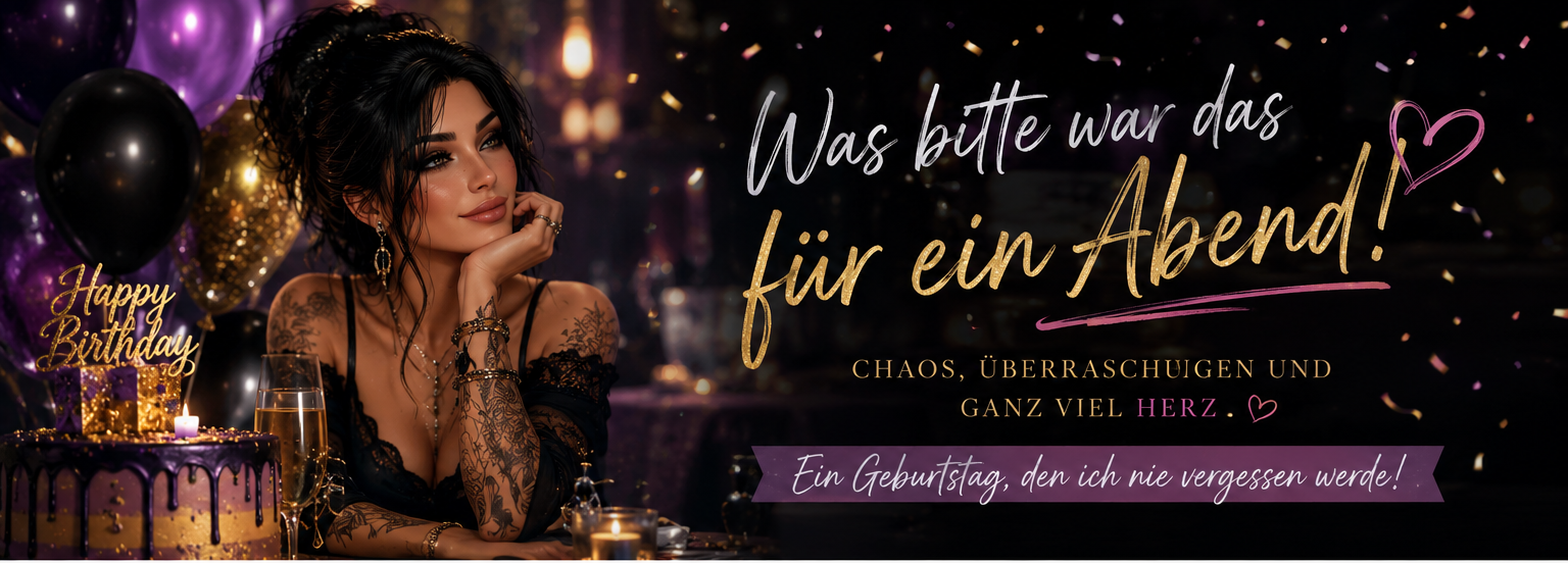 Manchmal schreibt das Leben einfach die besseren Partys