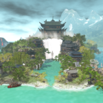 Buddha Garden in Second Life mit asiatischem Tempel und Gartenlandschaft